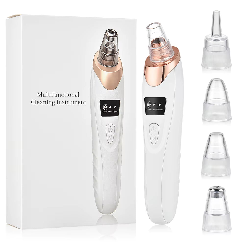 3 Suction Mode Blackhead Remover Face Cleansing Beauty Machine Dead Skin Remover Face Vacuum Blackhead Removal Skin Care Tool