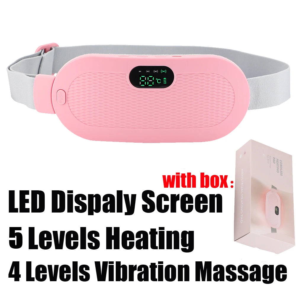Portable Heating Pad Menstrual Heating Massager Belt Abdominal Belt Period Relief Thermal Massager Belly Warm Palace Belt